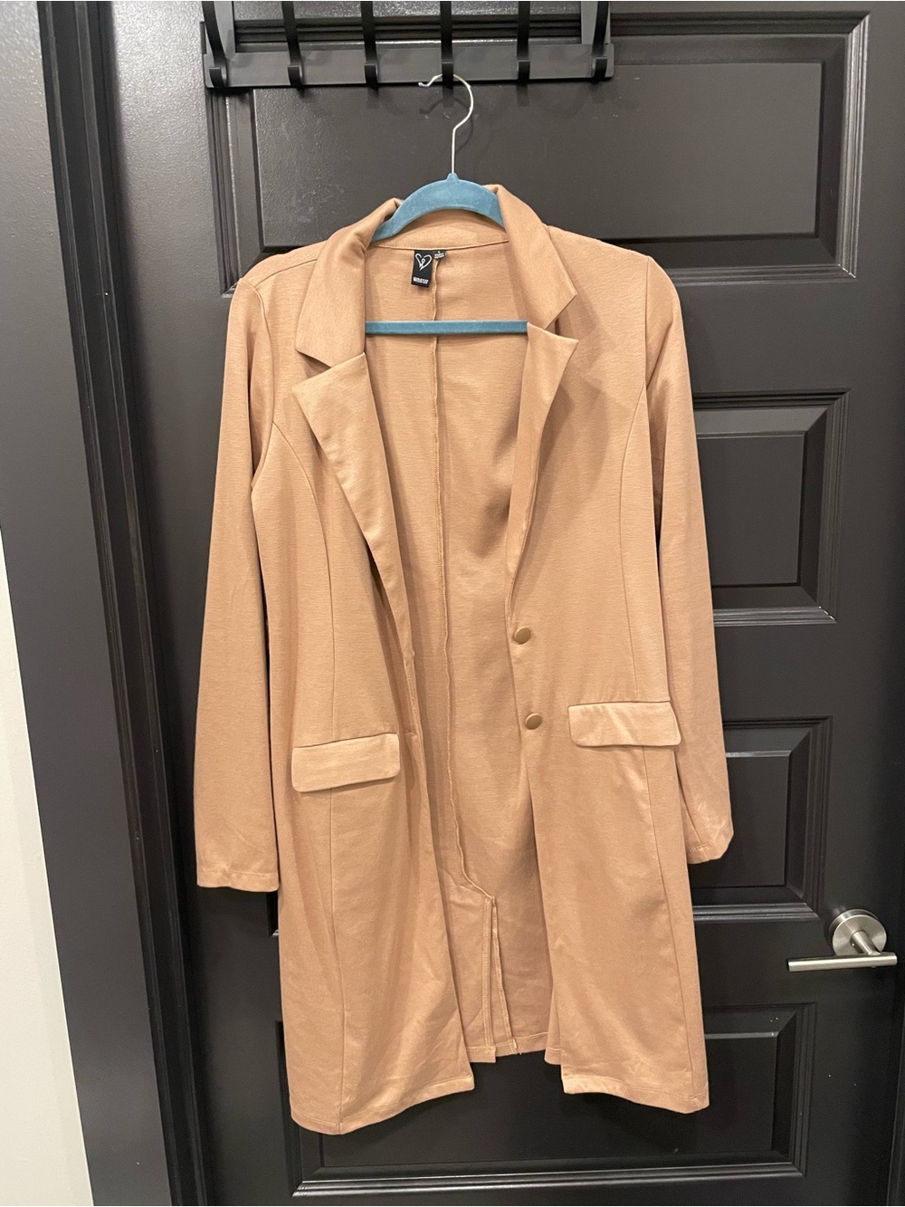 Windsor Camel Open Front Blazer Jacket